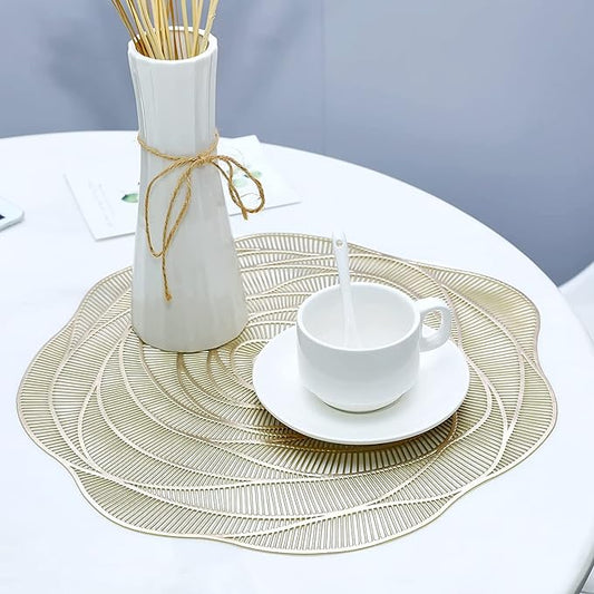 Rose Metallic Table Mats