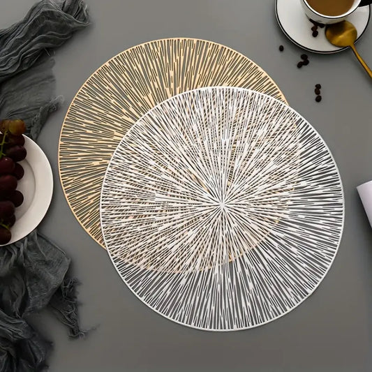 Firework Metallic Table Mat (Gold)