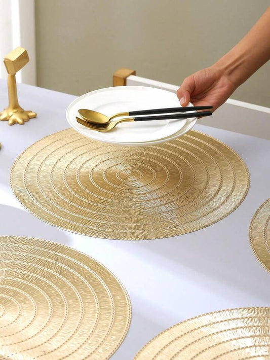 Elegant Lines Metallic Table Mats