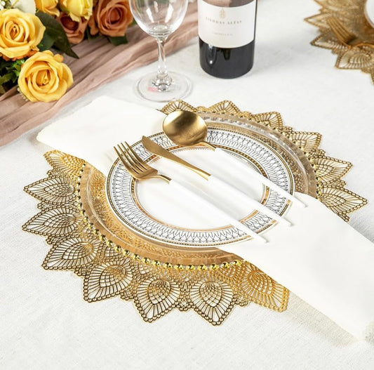 Flower Magic Metallic Table Mats