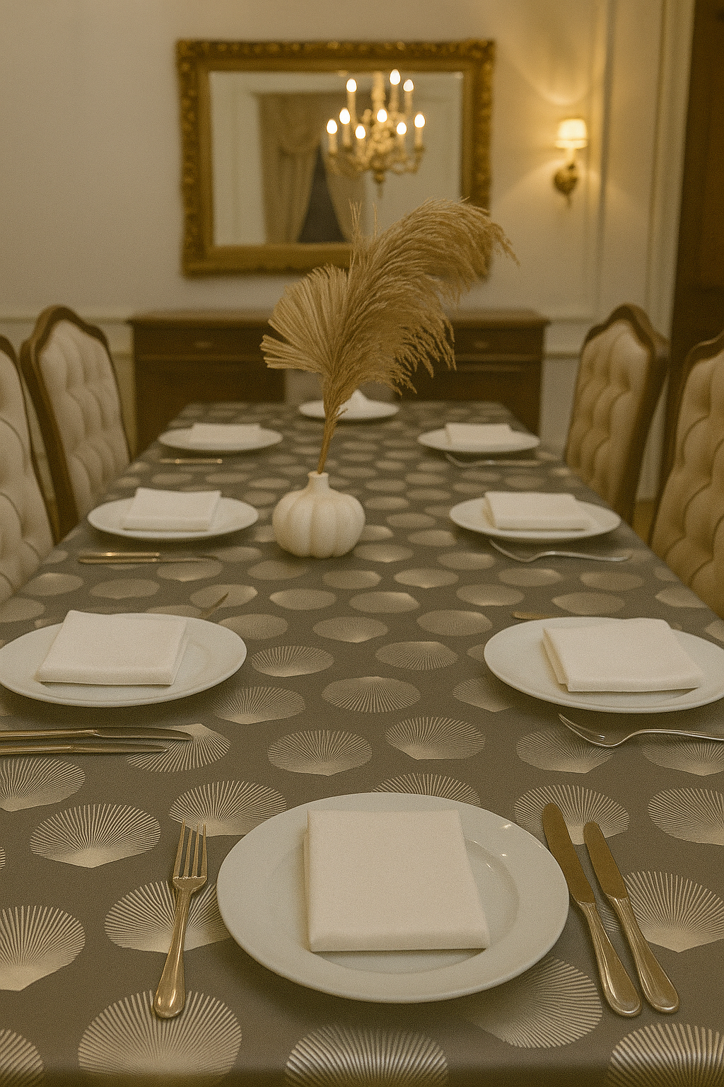 Shells Premium Table Cover