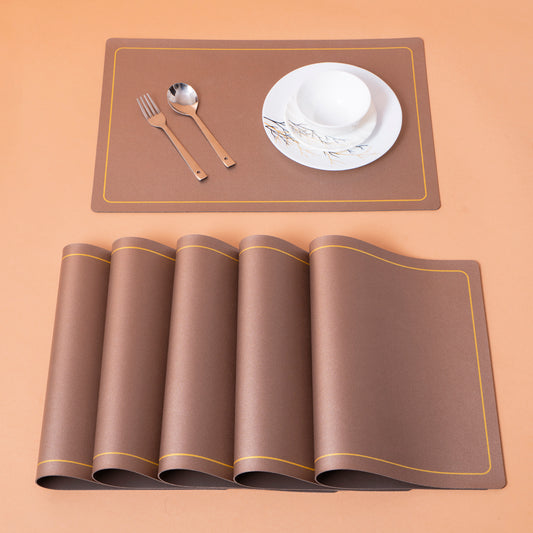 Fancy Table Mat Classy Rectangle Dark Chocolate