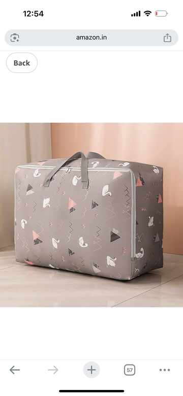 Clothes and Quilts Organizers (Random Prints) Pack of 2