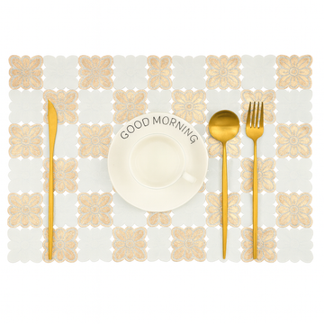 Checks Flower Table Placemats