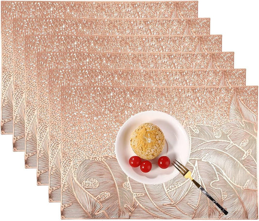 Leaf Waves Rectangle Table Mats