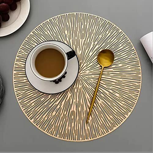 Firework Metallic Table Mat (Gold)