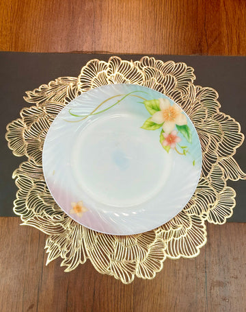 Flower Passion Metallic Table Mats