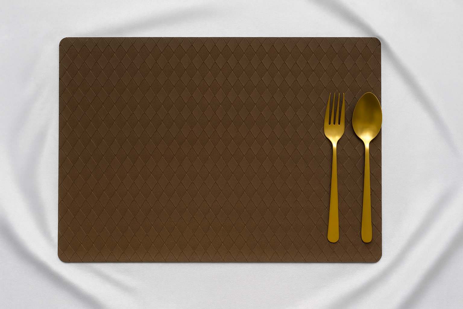 Premium Faux Leather Dual Side Mats (Diamond Magic)