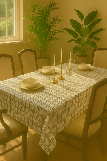 Grey Interwoven Premium Table Cover