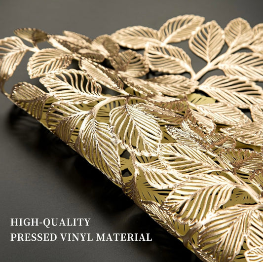 Leaf Garden Metallic Table Mats