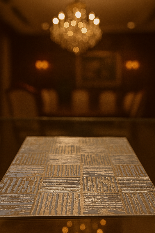 Block Checks Table Placemats