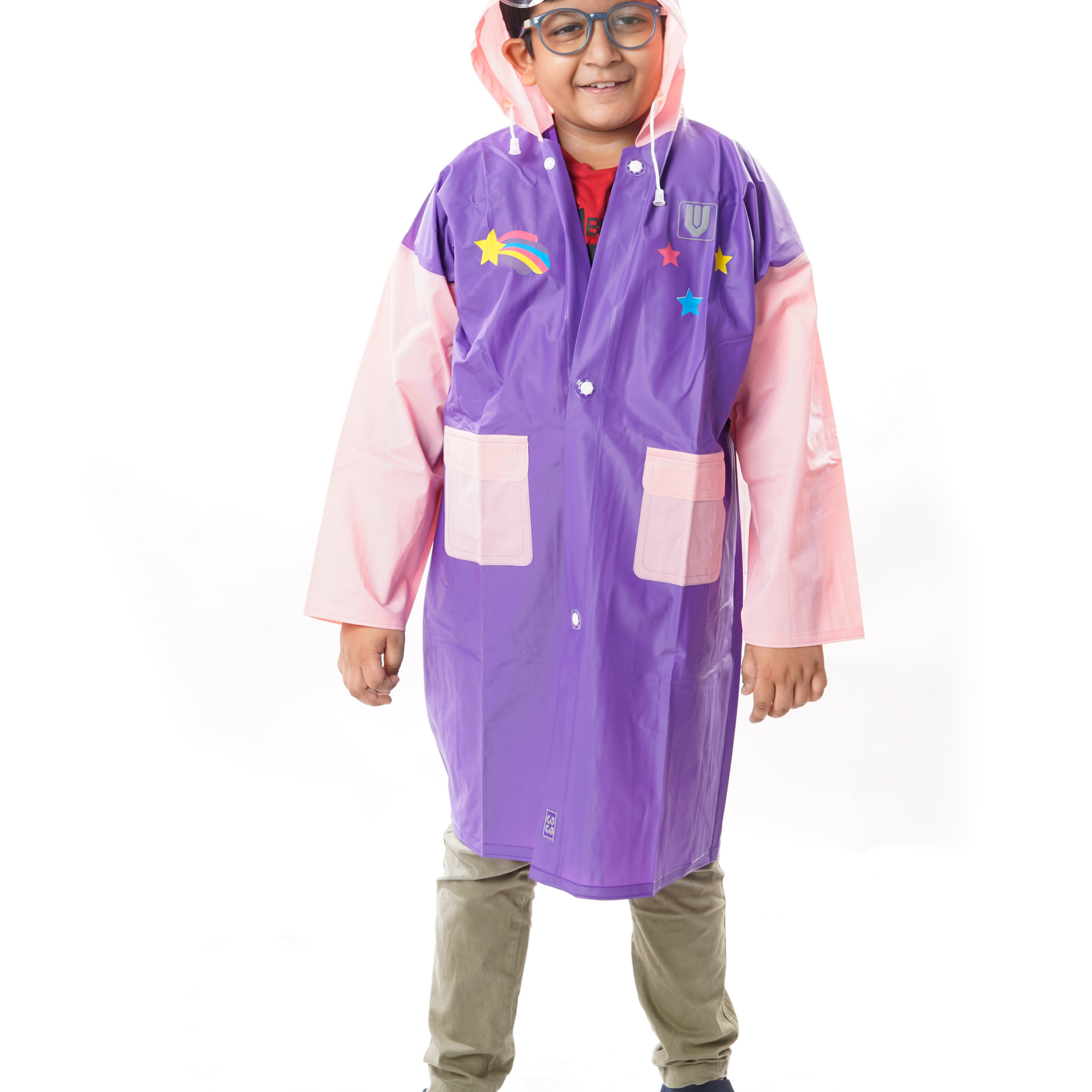 Aqua Unicorn Waterproof Long Sleeves Raincoat