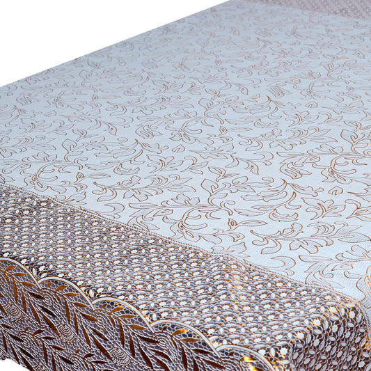 Luxury Golden Pattern Table Cover - Rectangular