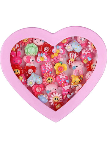 Cute Heart Ring Box For Kids