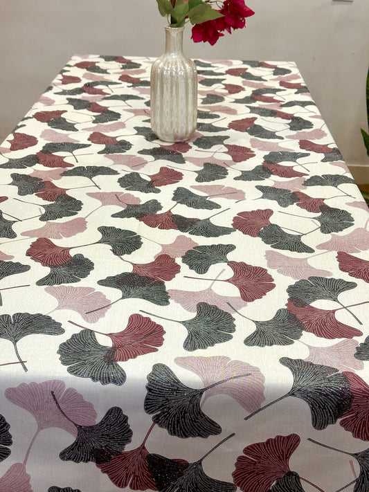 Hibiscus Shimmer Table Cover