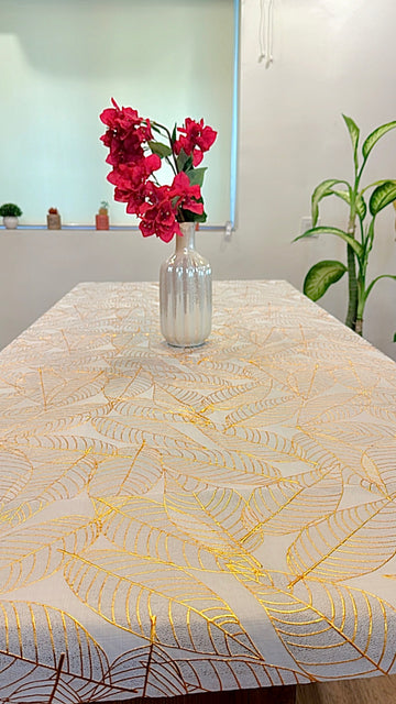 Leaf Magic Metallic Table Cover