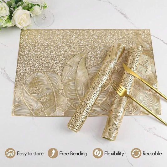 Leaf Waves Rectangle Table Mats