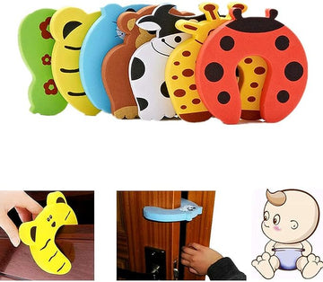 Cartoon Animal Cushion Children Safety Foam/Door Stopper  (Pack of 4)