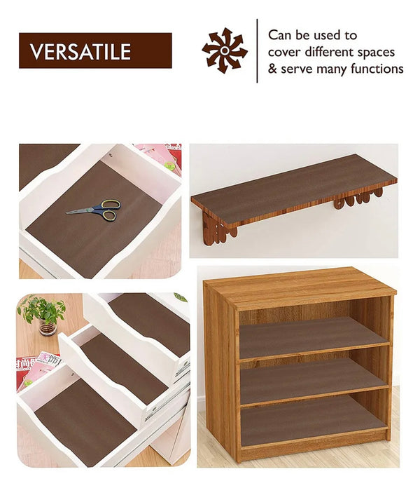 Shelf Liner 3 Mtr. Brown (Pack of 2)
