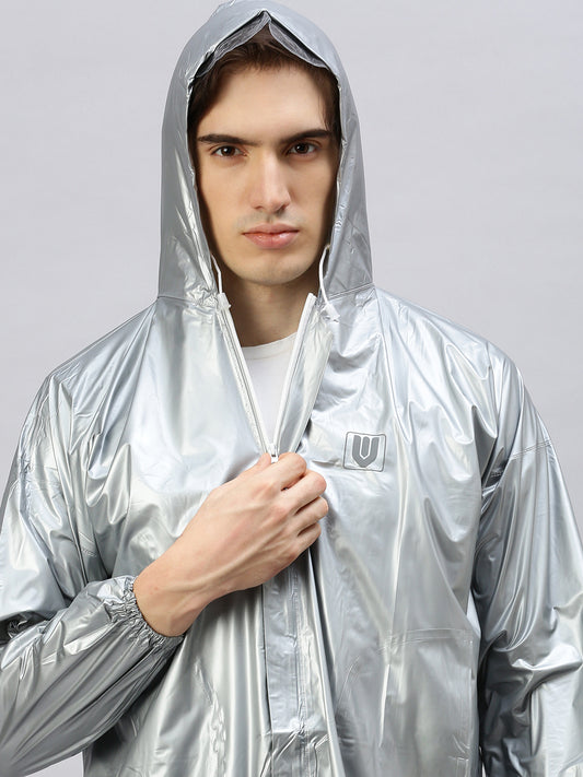 Men's Silver Rainsuit & Pant Set