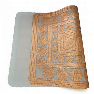 Premium Circle Magic Metallic Table Placemats