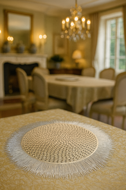 Bud Bloom Metallic Table Mats