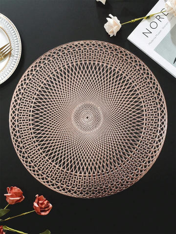 Premium Flower Attraction Metallic Table Mats