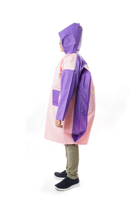 Aqua Unicorn Waterproof Long Sleeves Raincoat