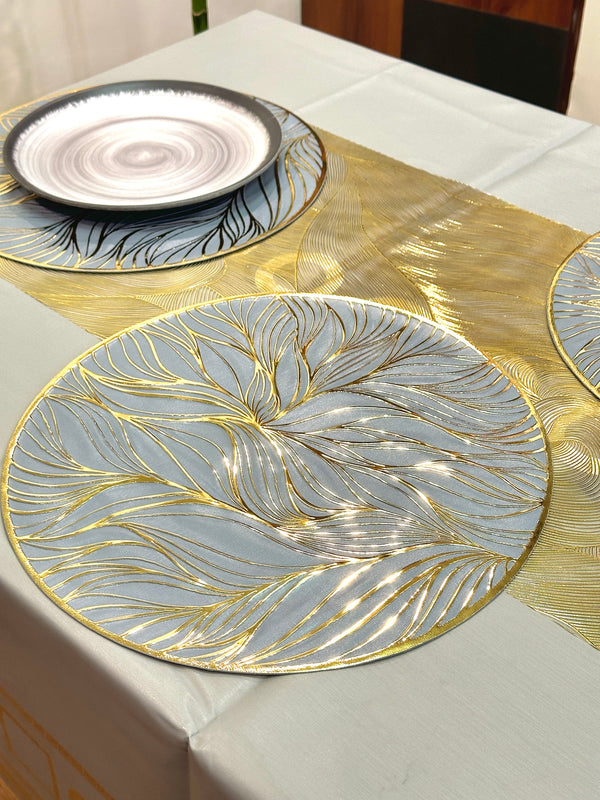 Leaf Magic Metallic Table Mats