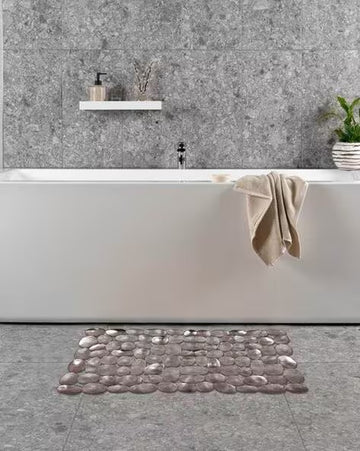 Pebbles Metallic Anti-Slip Bath Mats