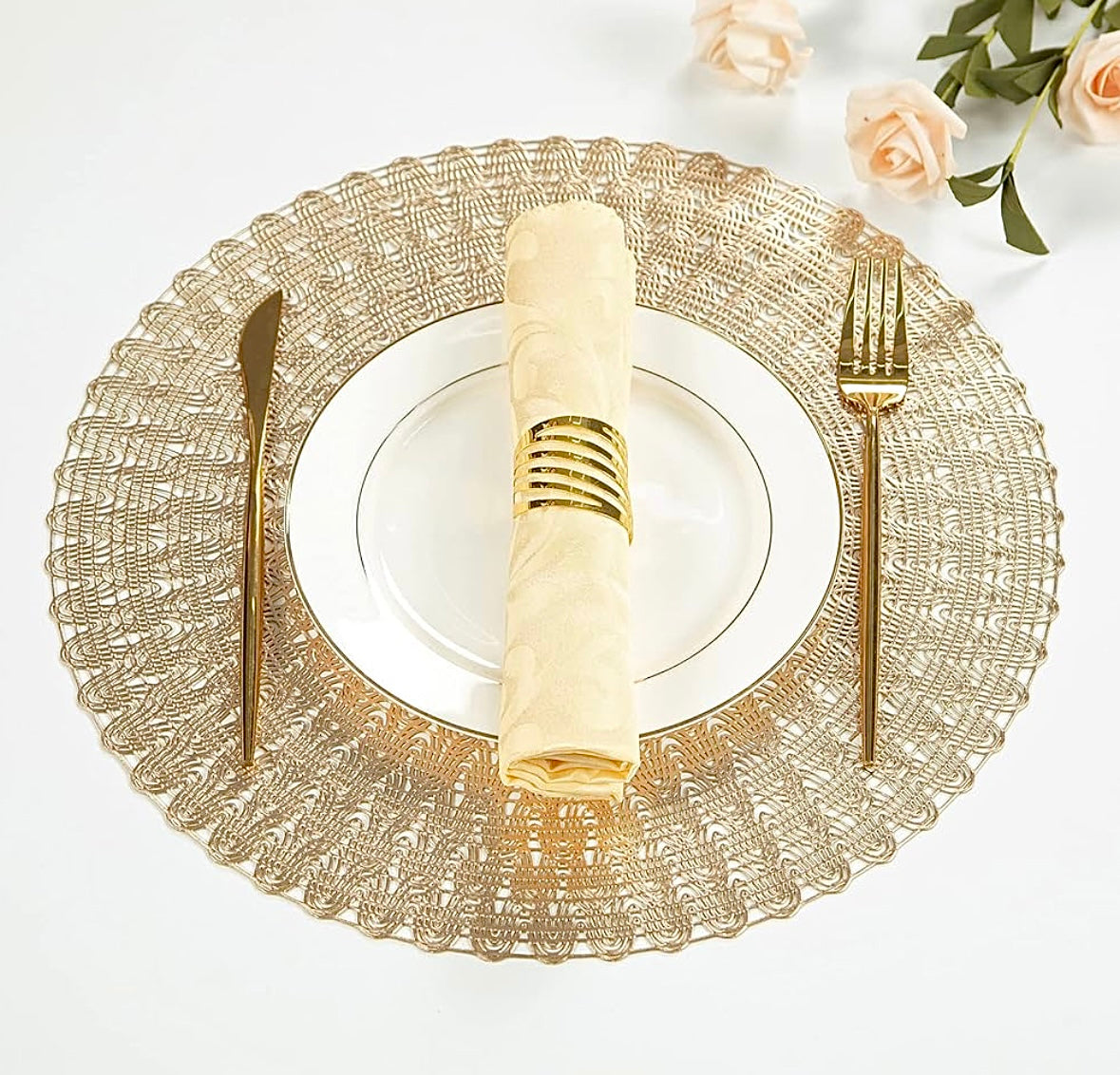 Charm Metallic Table Mats