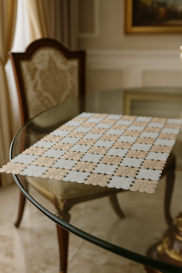 Checks Flower Table Placemats