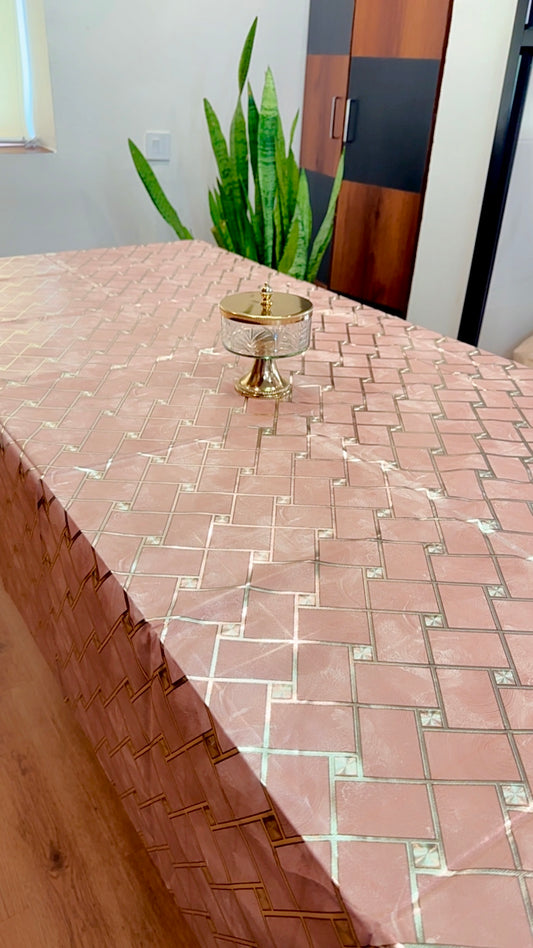 Metallic Box Table Cover