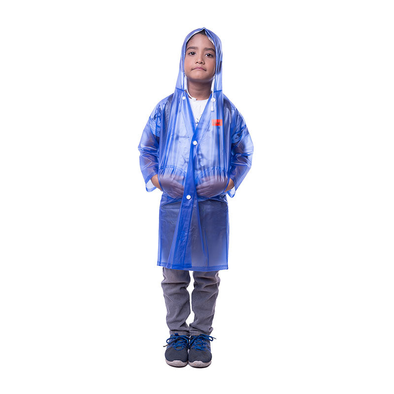 Kids Waterproof Long Sleeves Raincoat Ferrari Kids - Blue