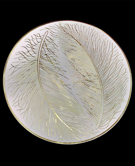 Feather Magic Metallic Table Mats