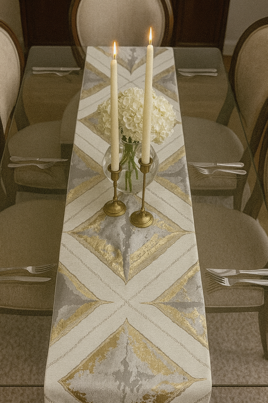 Premium Swirl Runners (Cream Gold)