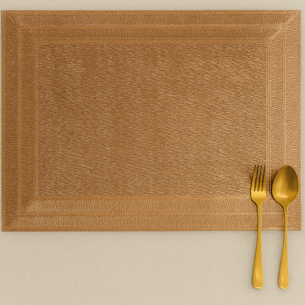 Web net Metallic Rectangle Tablemats