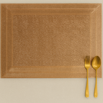 Web net Metallic Rectangle Tablemats