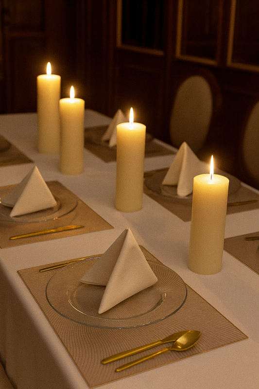 Sparkle Spiral Metallic Table Placemats