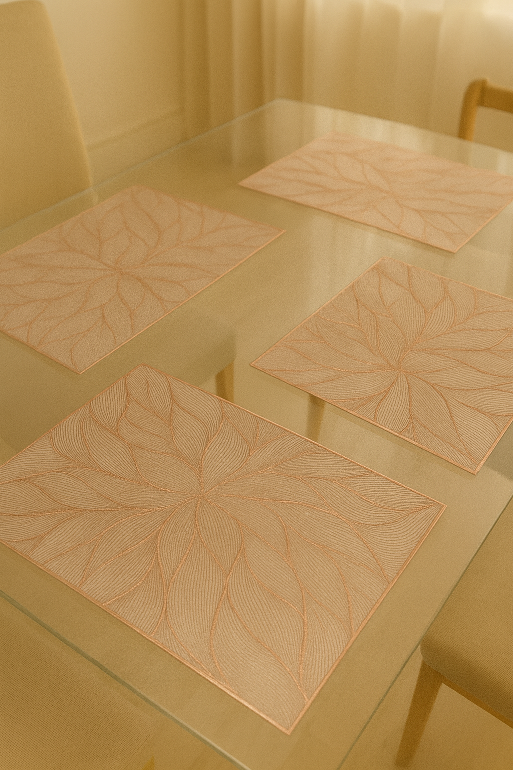 Swing Leaf Rectangle Tablemats