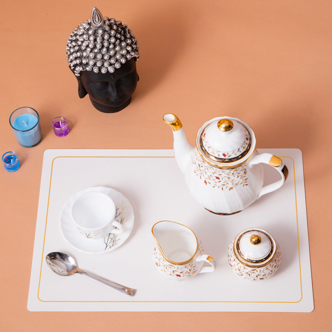 Fancy Table Mat Background Fancy Table Mat Classy Rectangle White