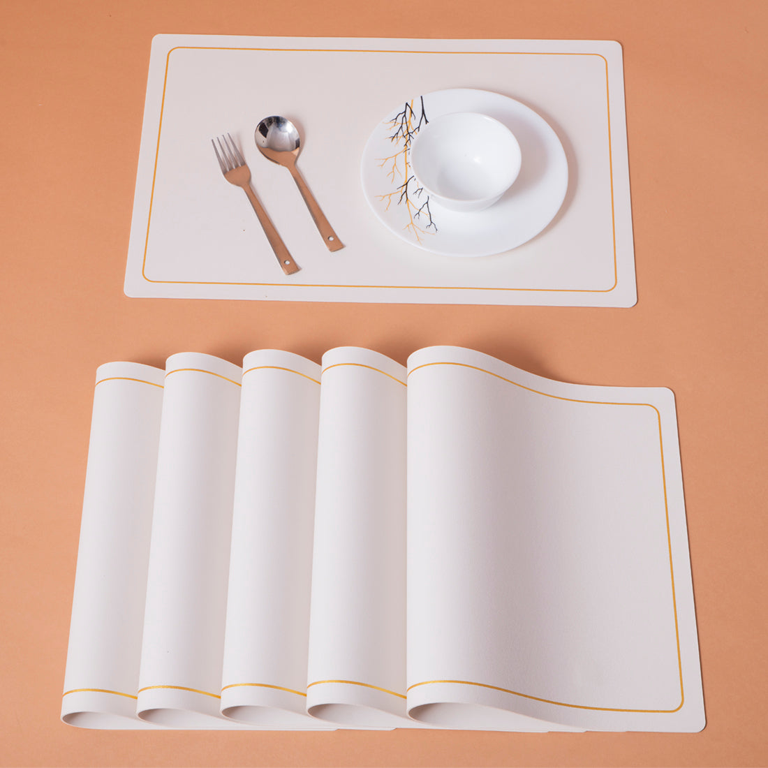 Fancy Table Mat Background Fancy Table Mat Classy Rectangle White